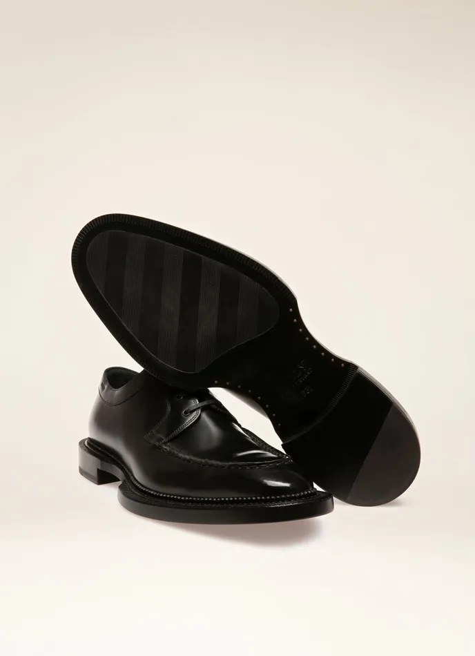 Men Bally LaceUps And Monks Ruben 8211 Leather Derby Shoes In Black