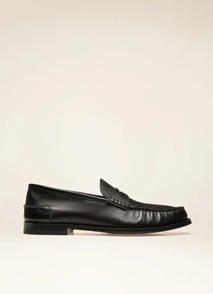 Men Bally Loafers And Moccasins Kebler 8211 Leather Moccasins In Black
