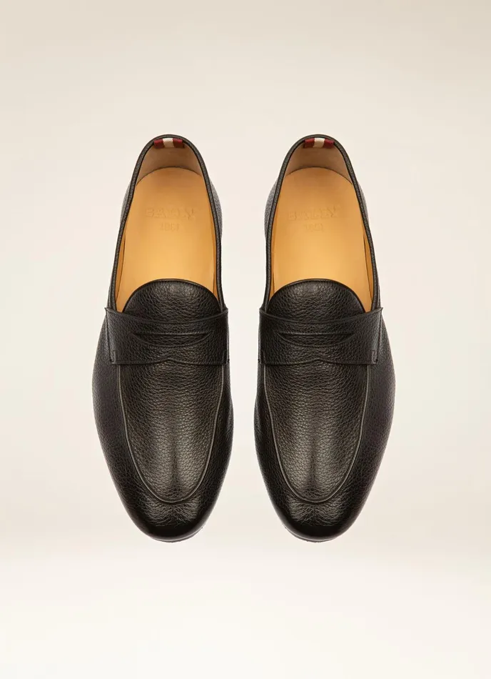 Men Bally Loafers And Moccasins Plumy 8211 Leather Loafers In Black