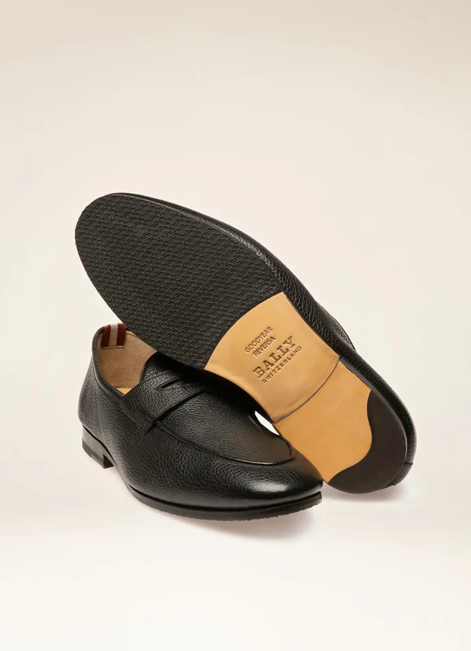 Men Bally Loafers And Moccasins Plumy 8211 Leather Loafers In Black