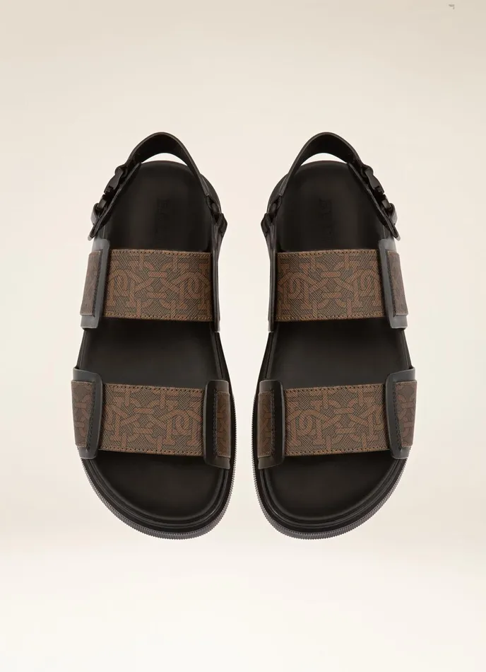 Men Bally Sandals And Slides Jaron 8211 TPU Sandals In Brown