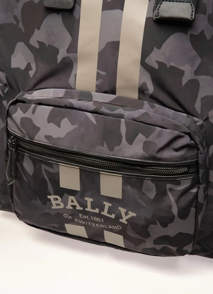 Men Bally Tote Bags Fallie 8211 Nylon Tote In Black