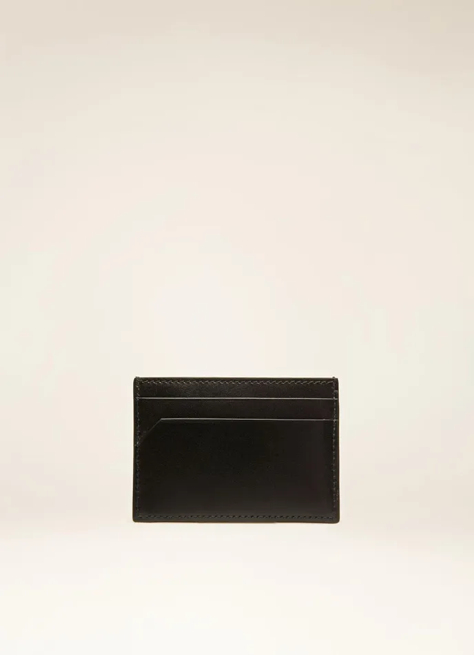 Men Bally Wallets Schar 8211 Leather Card Holder In Black