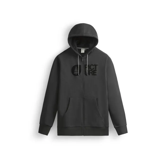 Men BASEMENT FLOCK ZIP HOODIE Picture Organic Clothing Sweats and Hoodies