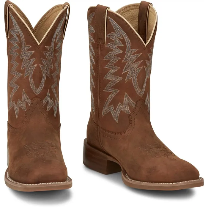 MEN Big Bucks 11034 Western Pecan Justin Boots Western