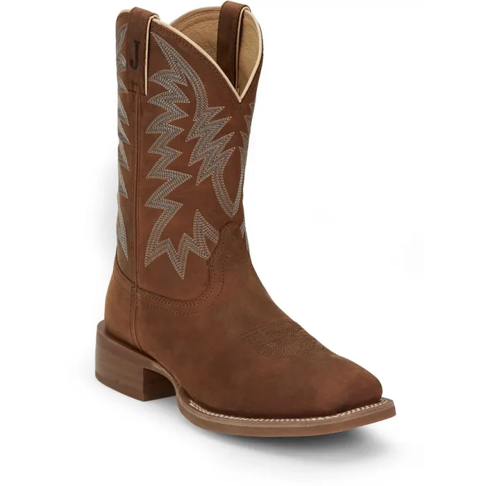 MEN Big Bucks 11034 Western Pecan Justin Boots Western