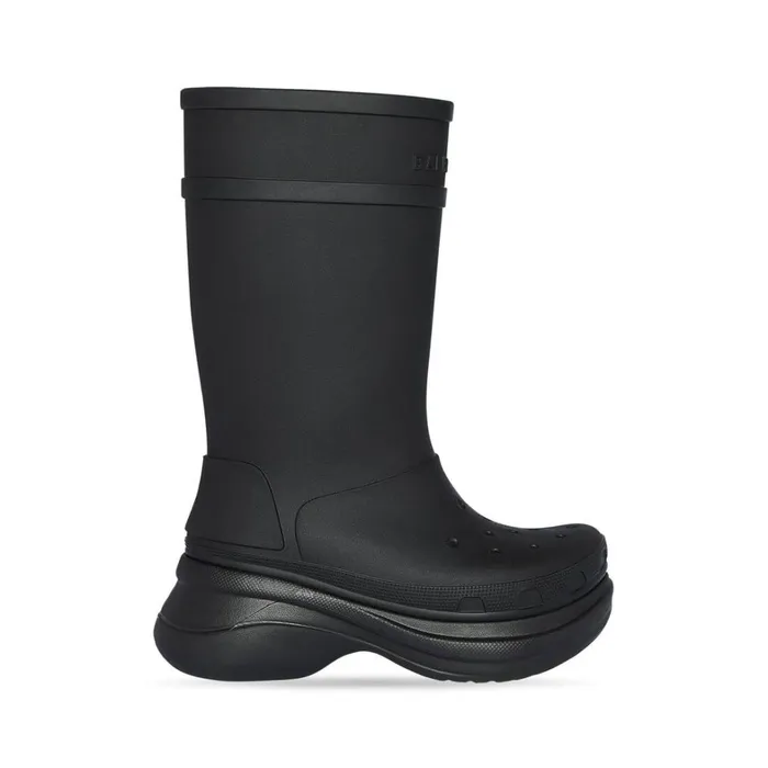 Men Boots and Derbies Balenciaga Crocs Boot In Black