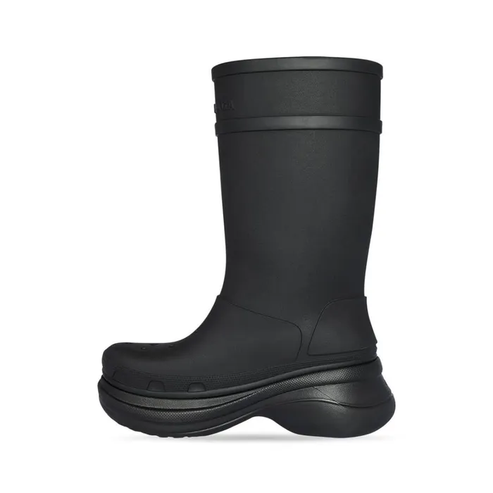 Men Boots and Derbies Balenciaga Crocs Boot In Black