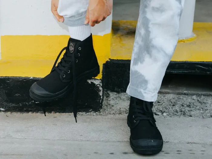 Men Boots PALLADIUM PAMPA HI Blackblack Men Boots PALLADIUM PAMPA HI Blackblack