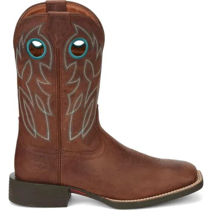 MEN Bowline 11034 Western Brandy Justin Boots Western