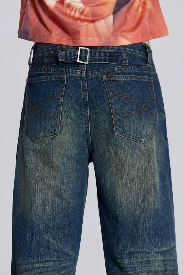 Men Busted Scott Jeanss Jaded London SlimStraight Jeans