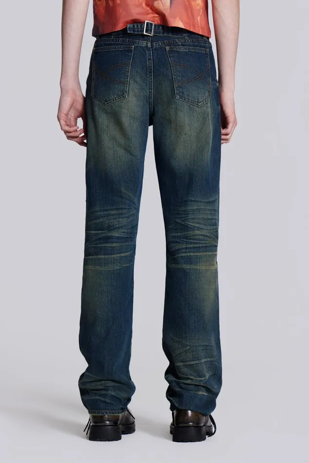 Men Busted Scott Jeanss Jaded London SlimStraight Jeans