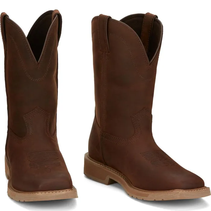 MEN Buster II 11034 Work Pecan Justin Boots Work