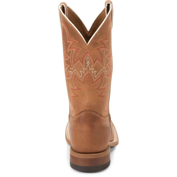 MEN Cap 11034 Western Distressed Cognac Justin Boots Western
