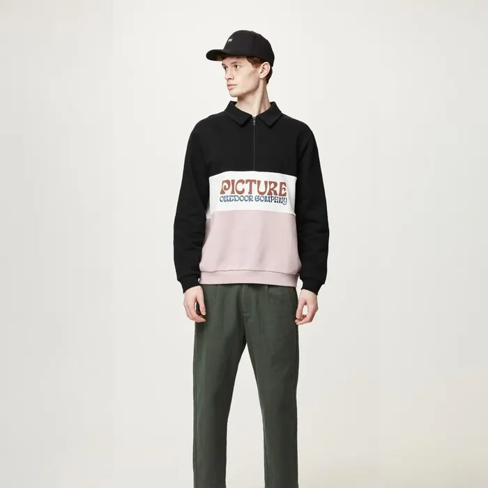 Men CARAWA ZIP SWEATER Picture Organic Clothing Sweats and Hoodies