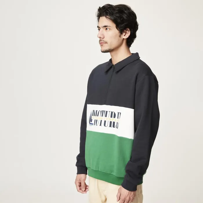 Men CARAWA ZIP SWEATER Picture Organic Clothing Sweats and Hoodies