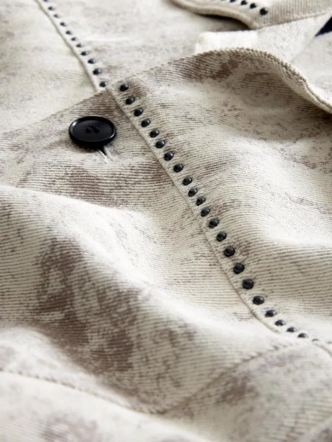 Men Coats And Jackets John Varvatos CARDIN TRUCKER China White