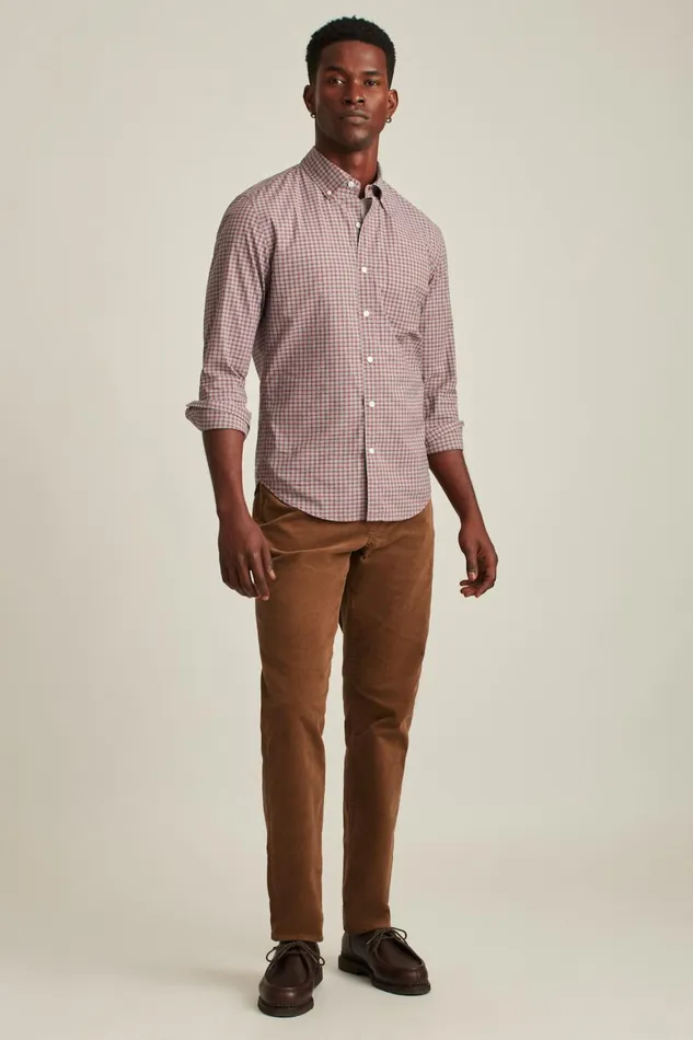 Men Corduroy 5Pocket Pants Chestnut Brown Bonobos 5Pocket Pants
