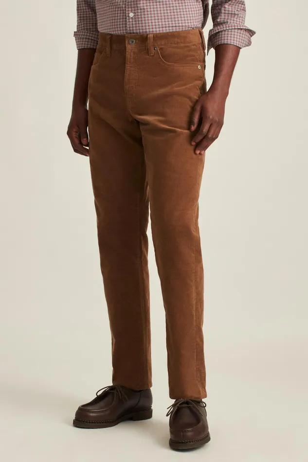 Men Corduroy 5Pocket Pants Chestnut Brown Bonobos 5Pocket Pants