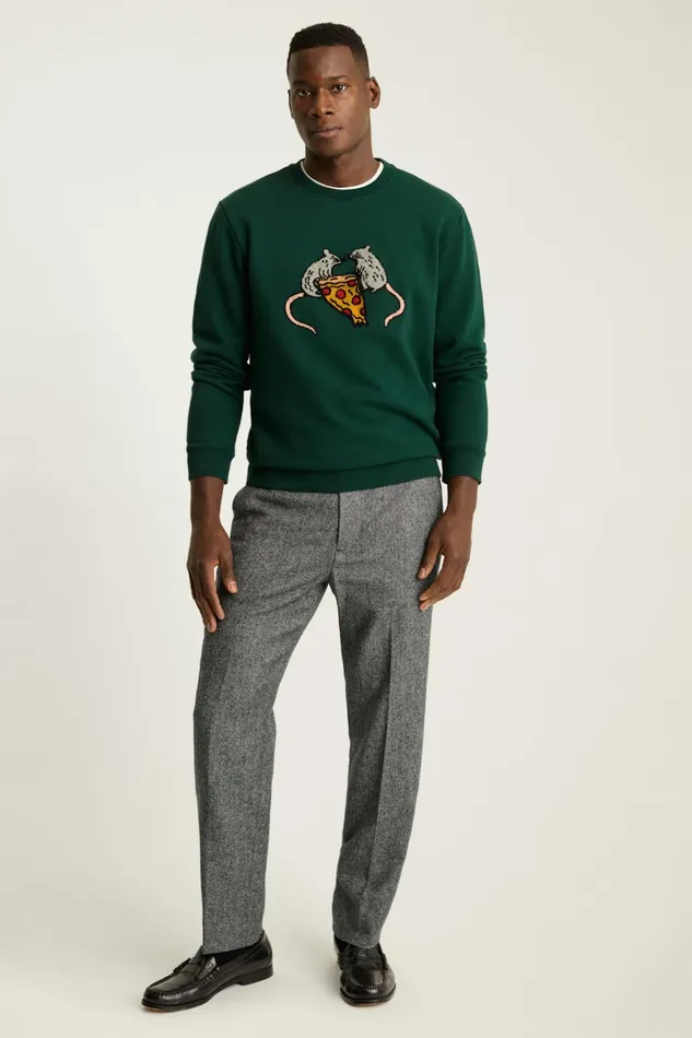 Men Critter Supersoft Fleece Crew You Wanna Pizza This Bonobos Sweatshirts and Hoodies Men Critter Supersoft Fleece Crew You Wanna Pizza This Bonobos Sweatshirts and Hoodies