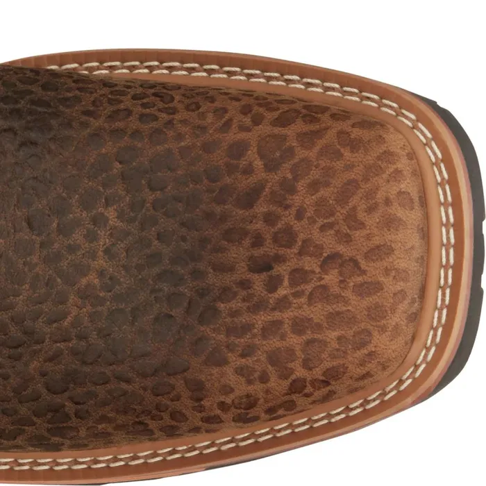 MEN Dalhart 12034 Waterproof Nano Comp Toe Pecan Justin Boots Work