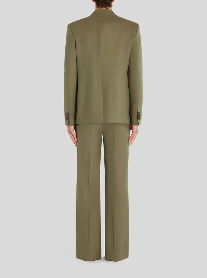 Men DoubleBreasted Jacket With Contrasting Lapels Etro Jackets