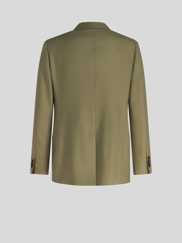Men DoubleBreasted Jacket With Contrasting Lapels Etro Jackets