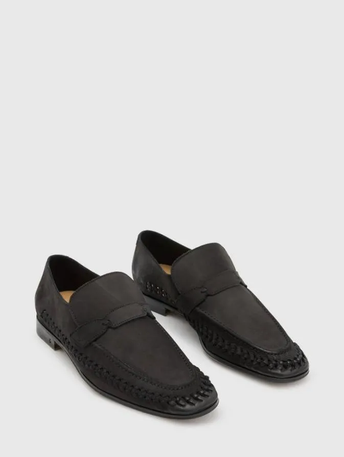 Men Dress Shoes and Loafers John Varvatos MERIDA LOAFER Black
