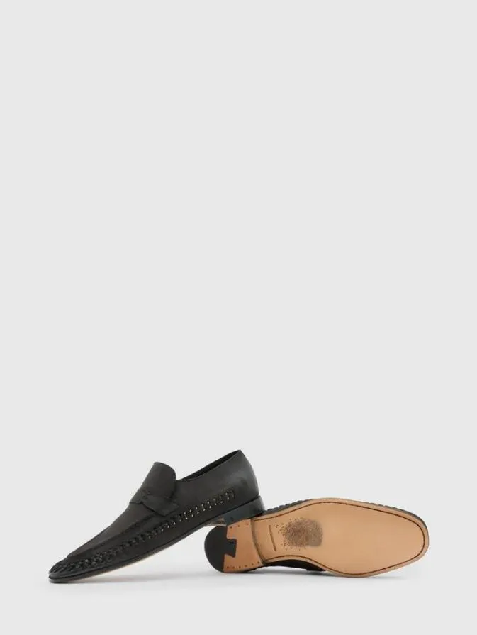 Men Dress Shoes and Loafers John Varvatos MERIDA LOAFER Black