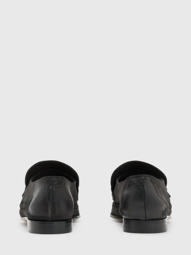 Men Dress Shoes and Loafers John Varvatos MERIDA LOAFER Black