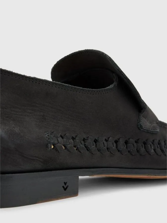 Men Dress Shoes and Loafers John Varvatos MERIDA LOAFER Black