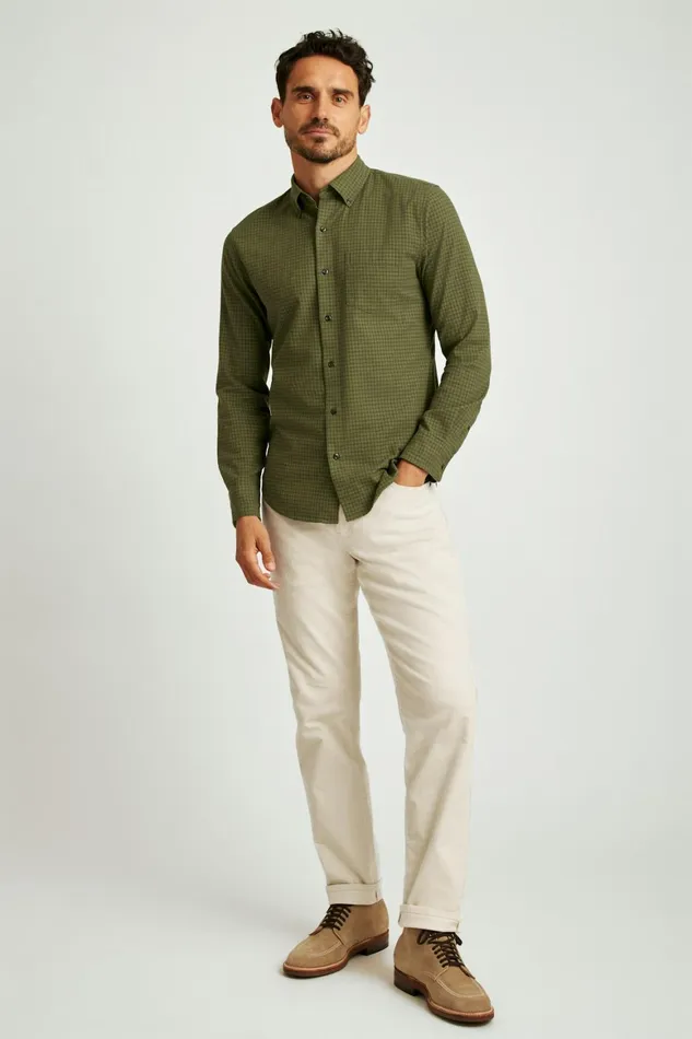 Men Everyday Lightweight Flannel Shirt Olive Forest Check Bonobos Casual Shirts Men Everyday Lightweight Flannel Shirt Olive Forest Check Bonobos Casual Shirts