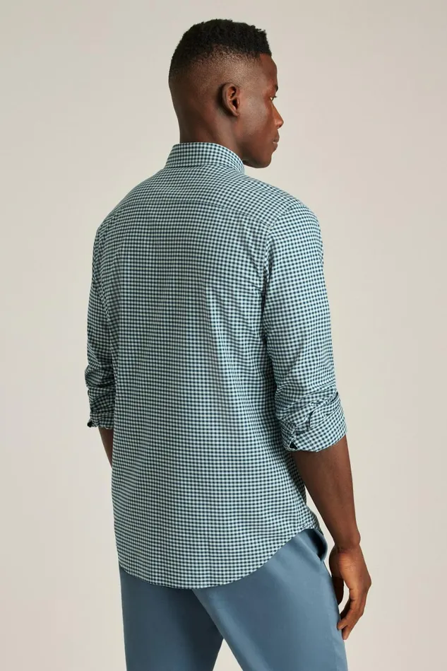 Men Everyday Shirt Navy Blue Gingham Bonobos Casual Shirts