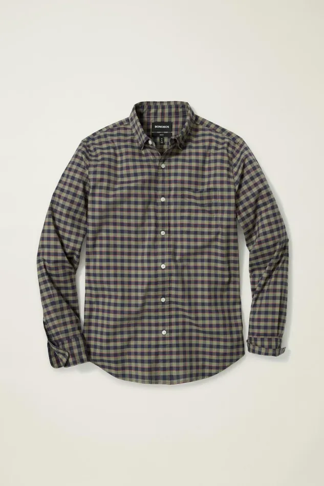 Men Everyday Shirt Woodmere Plaid Bonobos Casual Shirts