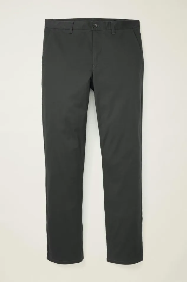 Men Fireside Flannel Lined Chinos Asphalt Gray Bonobos Chinos