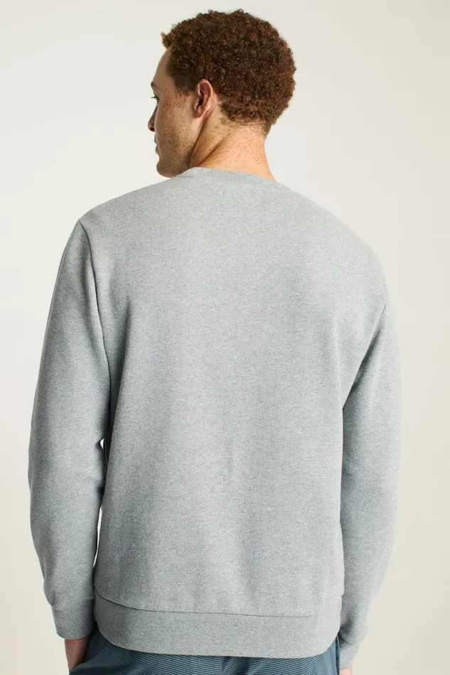 Men Geoffrey Supersoft Crew Graphite Grey Bonobos Crew and VNeck Sweaters