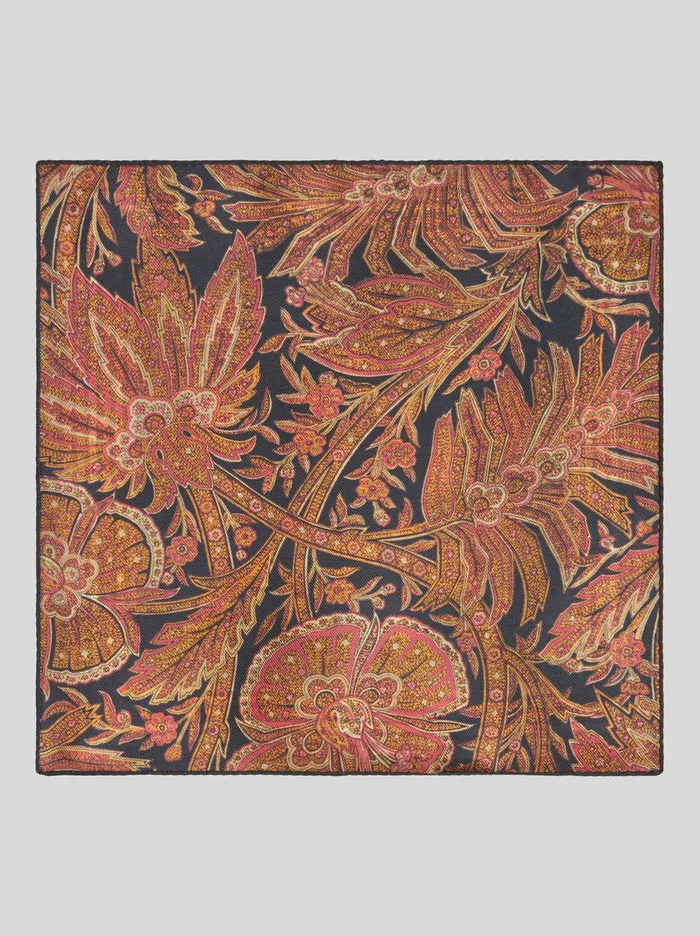 Men Geometric Pattern Pocket Square Etro Ties And Pocket Squares