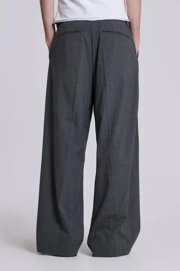 Men Goliath Grey Suit Pant Jaded London Trousers and Pants