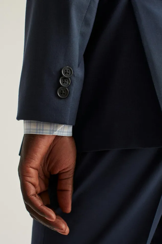 Men Italian Performance Suit Mason Solid Bright Navy Bonobos Suits