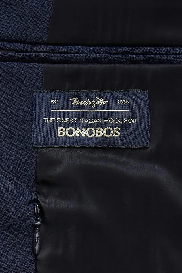 Men Italian Performance Suit Mason Solid Bright Navy Bonobos Suits