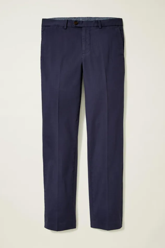 Men Italian Stretch Chinos Maritime Blue Bonobos Chinos