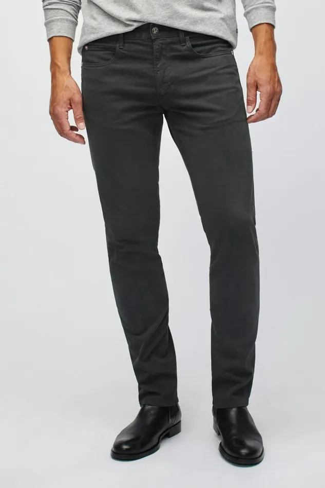 Men Italian Textured 5Pocket Pants Ash Bonobos Jeans