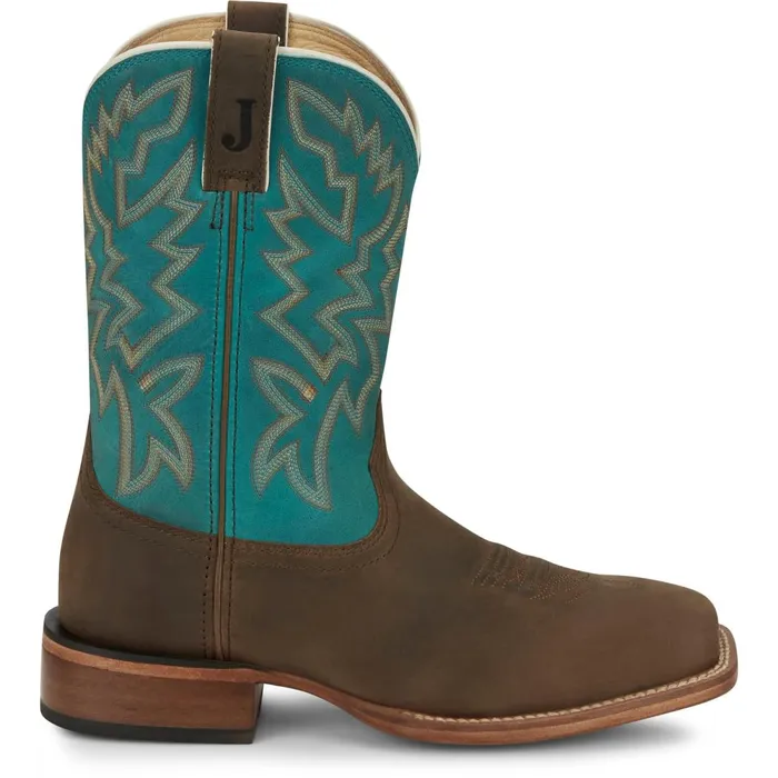 MEN Jackpot 11034 Western Aged Bark Justin Boots Western