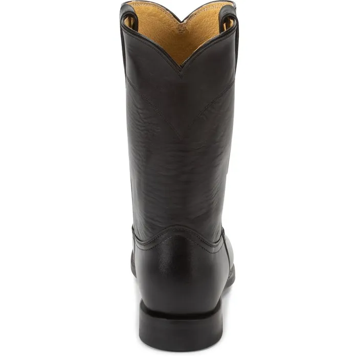 MEN Jackson 10034 Roper Black Justin Boots Western