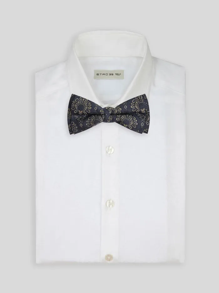 Men Jacquard Bow Tie Etro Ties And Pocket Squares