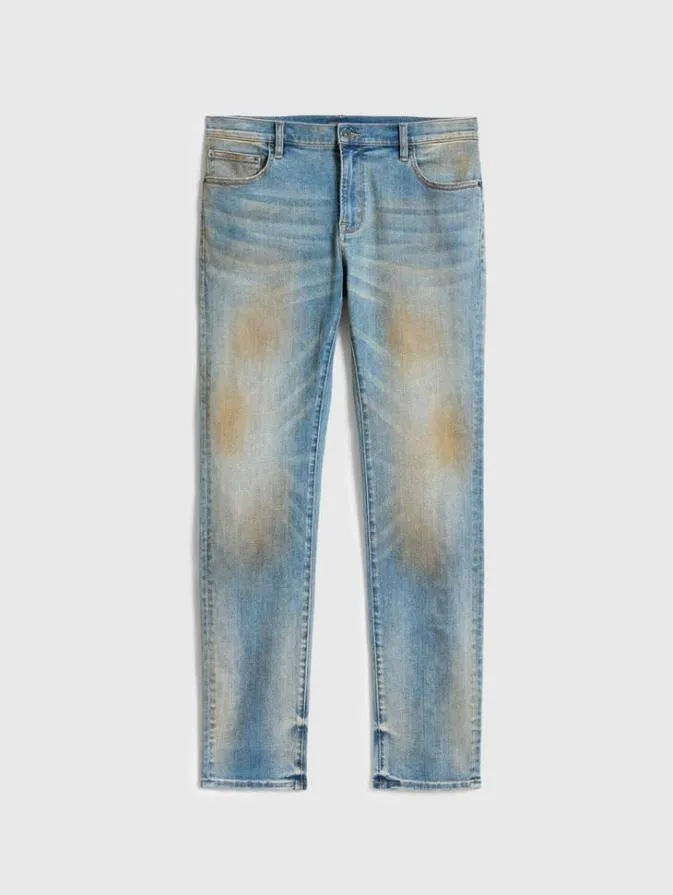 Men Jeans John Varvatos J702 8211 RUST WASH Blue Steel