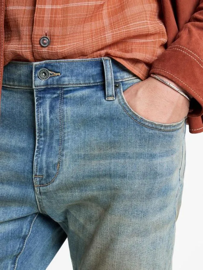 Men Jeans John Varvatos J702 8211 RUST WASH Blue Steel