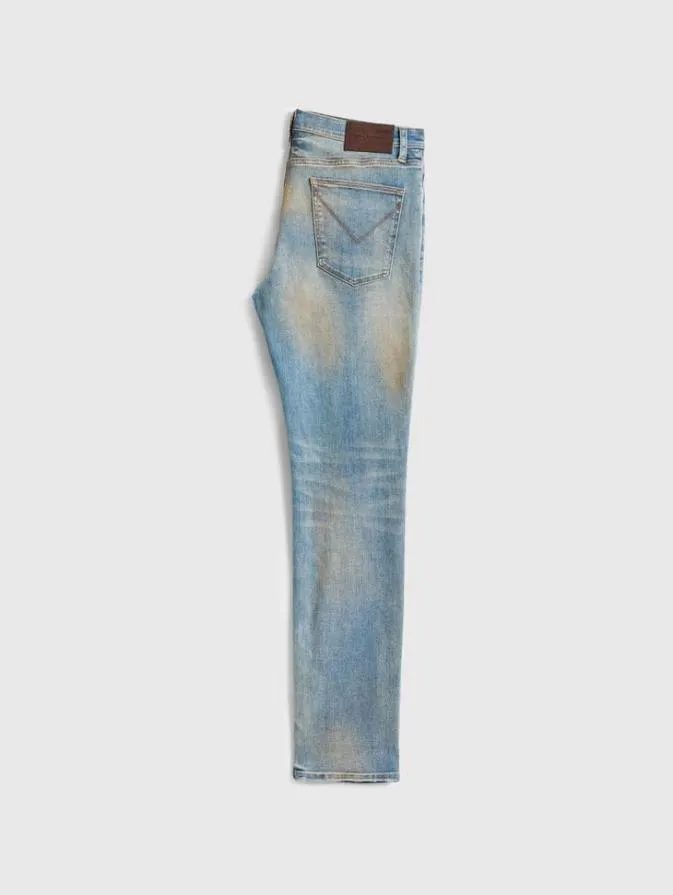 Men Jeans John Varvatos J702 8211 RUST WASH Blue Steel