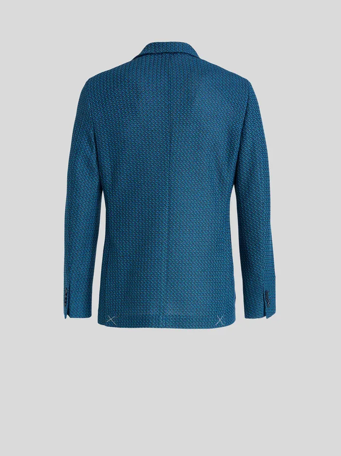 Men Jersey Piquet Jacket Etro Jackets