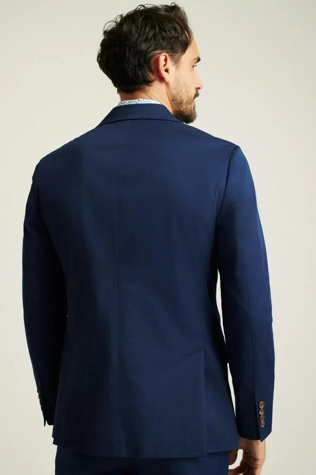 Men Jetsetter Italian Cotton Blazer Royal Blue Bonobos Blazers and Sport Coats
